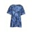 Plus Size Tie Dye Print T-Shirt, Casual V Neck Short Sleeve T-Shirt, Women's Plus Size Clothing
