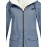Plus Size Plush Lined Hooded Coat, Warm Long Sleeve Zipper Coat for Winter, Casual Women's Clothing